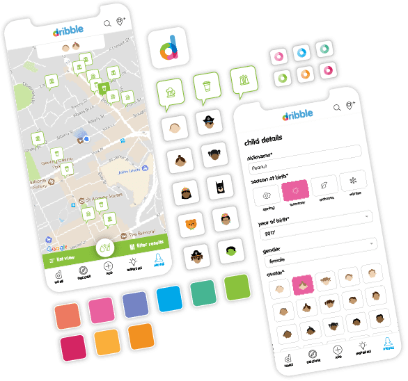 Website design for Dribble